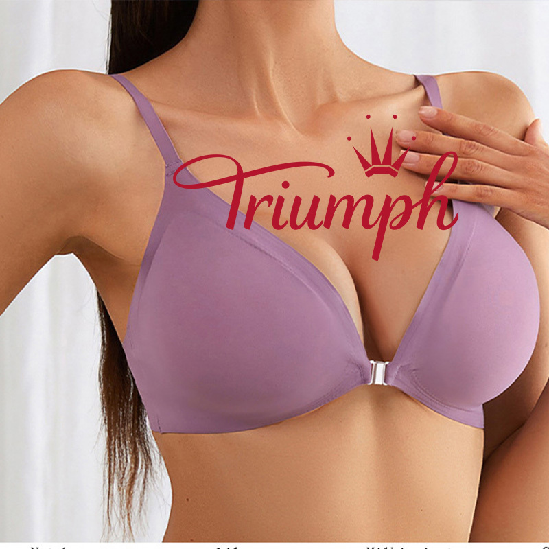 Triumph -Sutien fără cusături din mătase de gheață fără inel de oțel 【S-3XL】