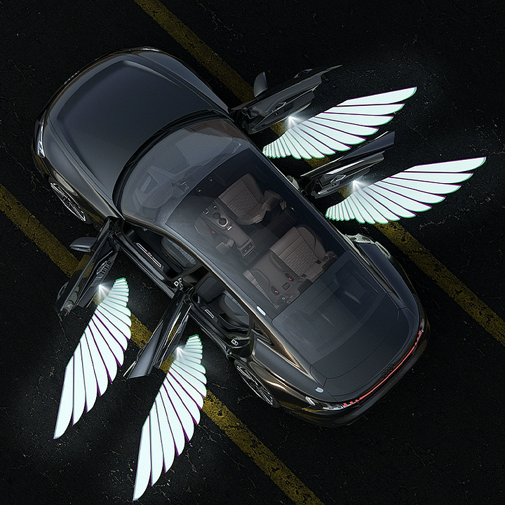 Gorąca wyprzedaż ✨50% ZNIŻKI ✨Inteligentne światła powitalne LED 5D Sensing Car