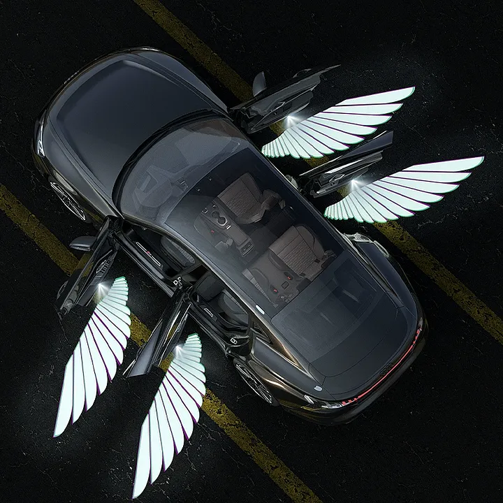 Gorąca wyprzedaż ✨50% ZNIŻKI ✨Inteligentne światła powitalne LED 5D Sensing Car