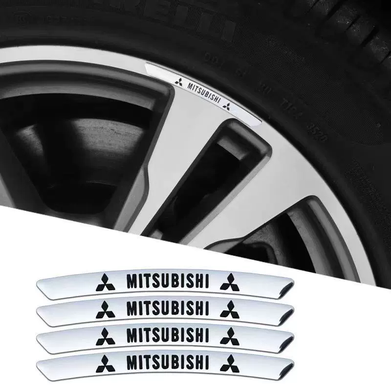 🔥Adesivo de carro de metal com roda de personalidade 3D🔥 4 peças🔥