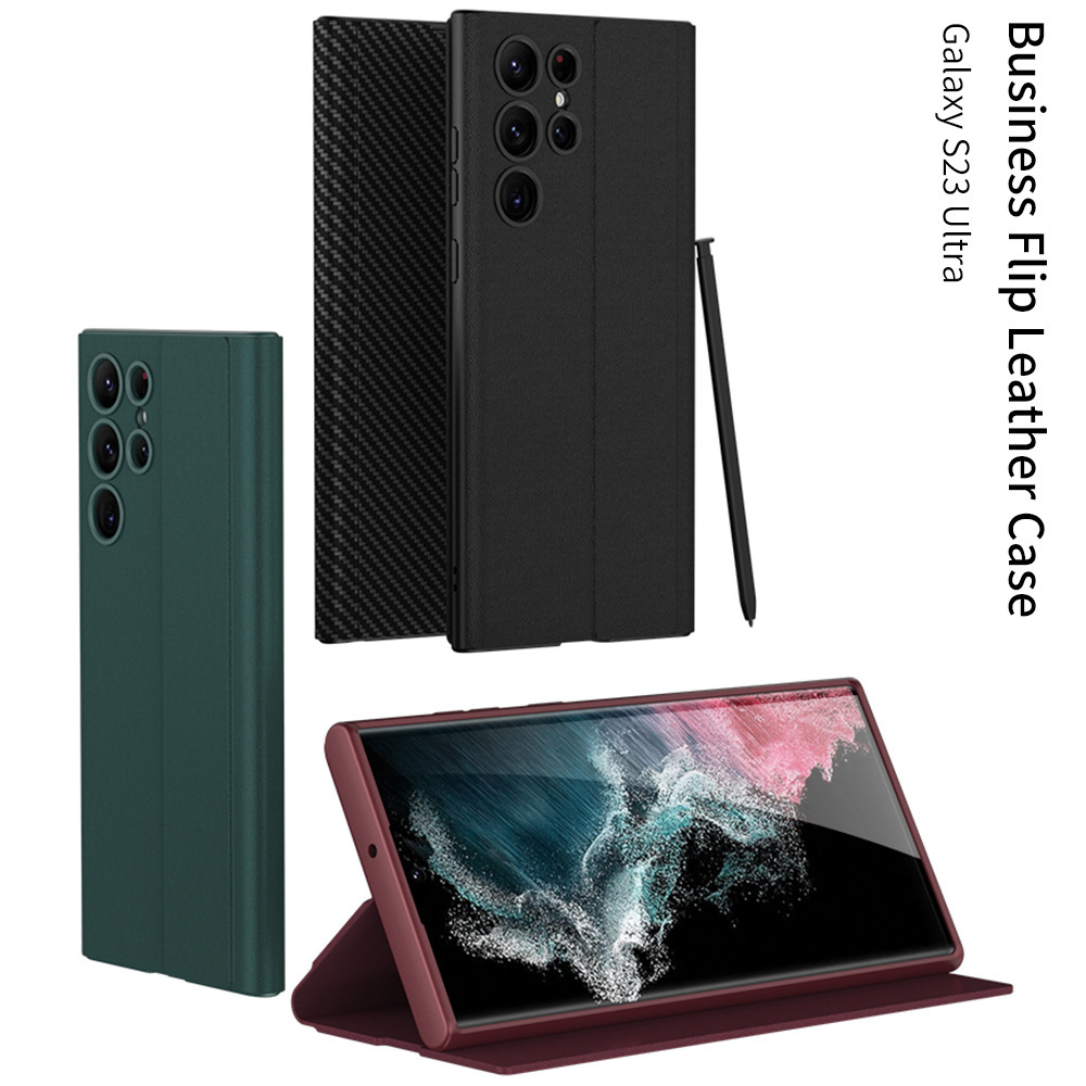 Luksusowe etui na telefon z magnetycznym ramieniem do Samsunga Galaxy S23 S22 Ultra Plus