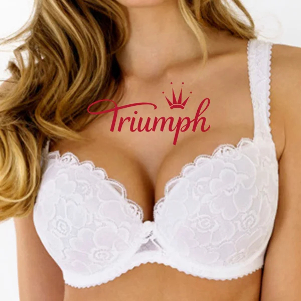 Triumph® – 3 sztuki💖50% zniżki✨Regulowane koronkowe ramiączka plus rozmiar stanika