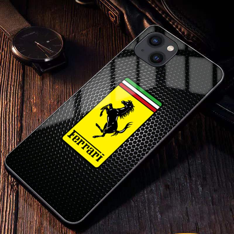 Etui na telefon komórkowy z logo samochodu, model niestandardowy, dowolny model samochodu, model telefonu komórkowego, pełna seria Apple
