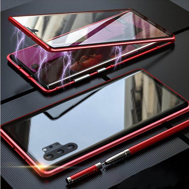 🔥 Magnetyczne szkło hartowane dwustronne etui na telefon Samsung