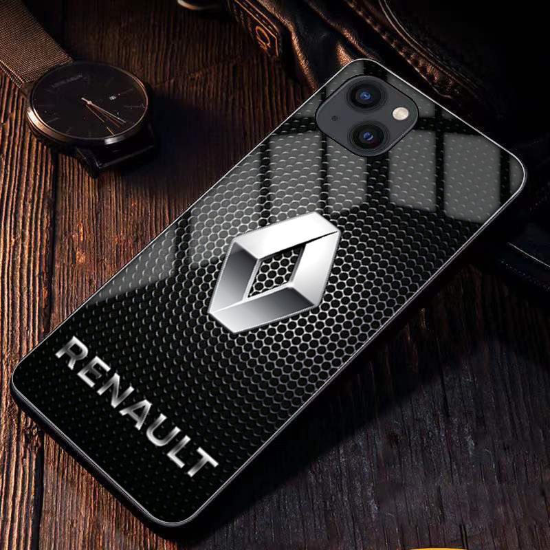 Etui na telefon komórkowy z logo samochodu, model niestandardowy, dowolny model samochodu, model telefonu komórkowego, pełna seria Apple