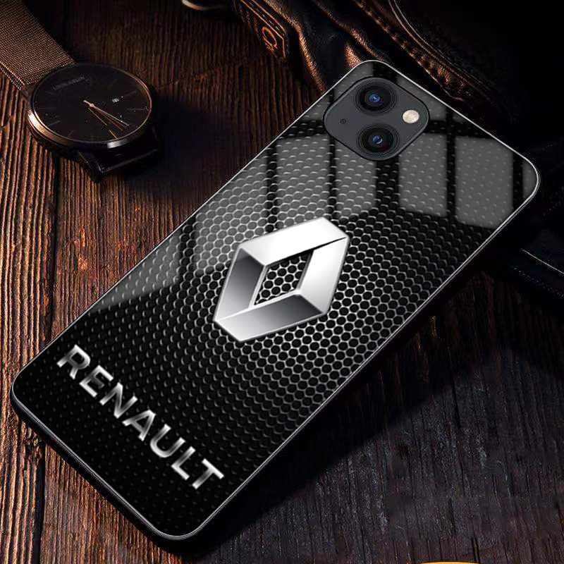Etui na telefon komórkowy z logo samochodu, model niestandardowy, dowolny model samochodu, model telefonu komórkowego, pełna seria Apple