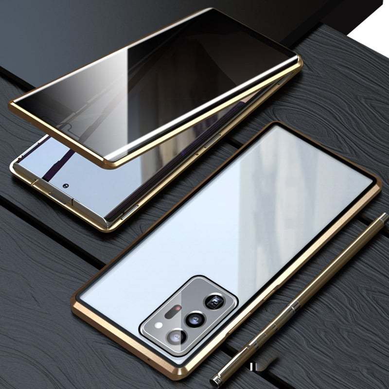 🔥 Magnetyczne szkło hartowane dwustronne etui na telefon Samsung