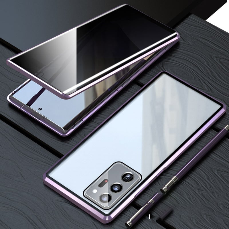 🔥 Magnetyczne szkło hartowane dwustronne etui na telefon Samsung