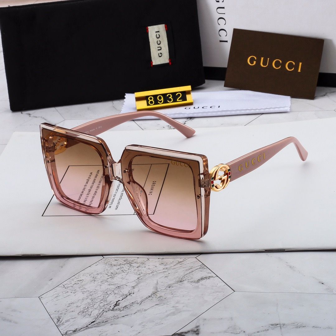 Γνήσια γυαλιά ηλίου GUCCI 2024【Θήκη γυαλιών + ποτήρια】