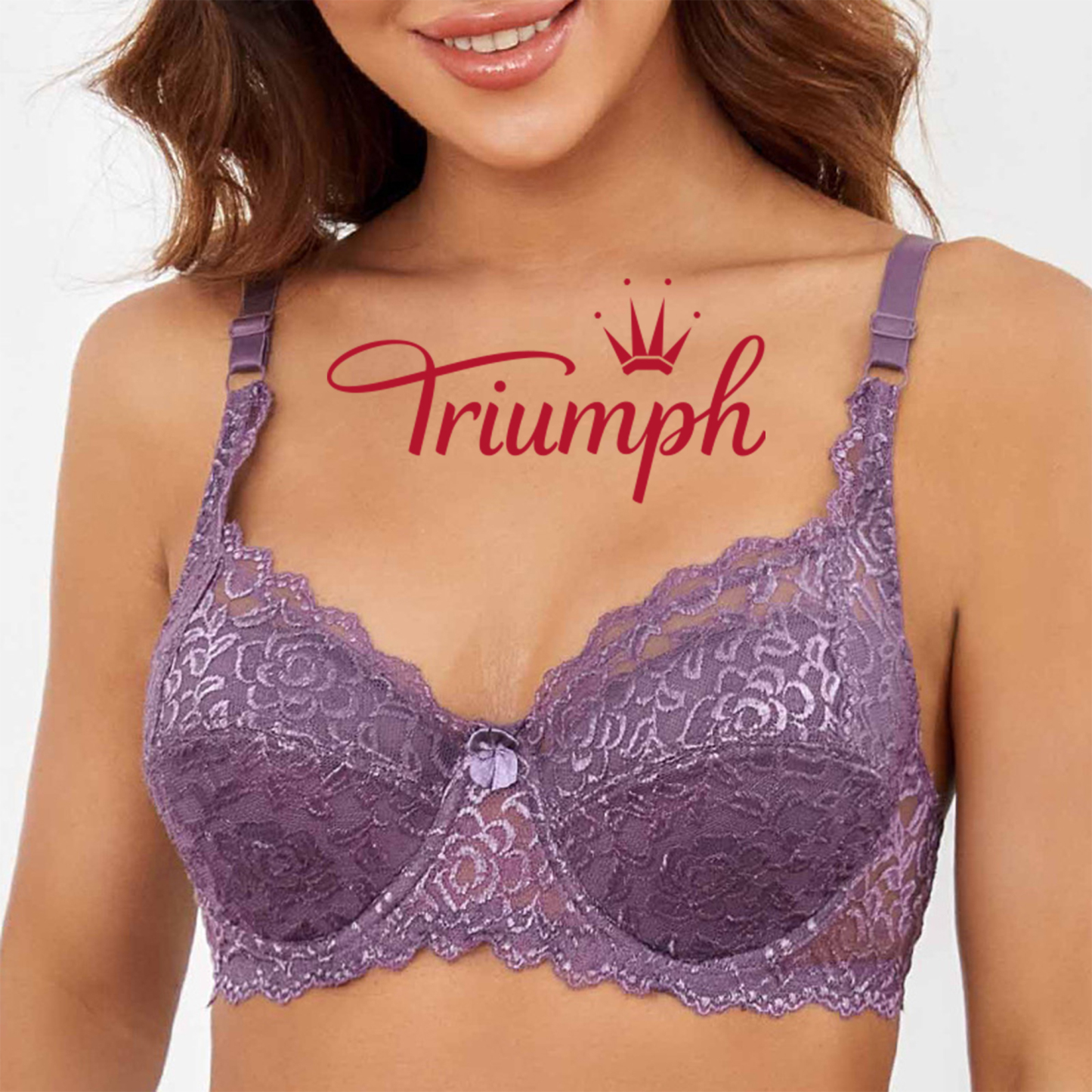 [3 sztuki] Koronkowy biustonosz Triumph [75-105]