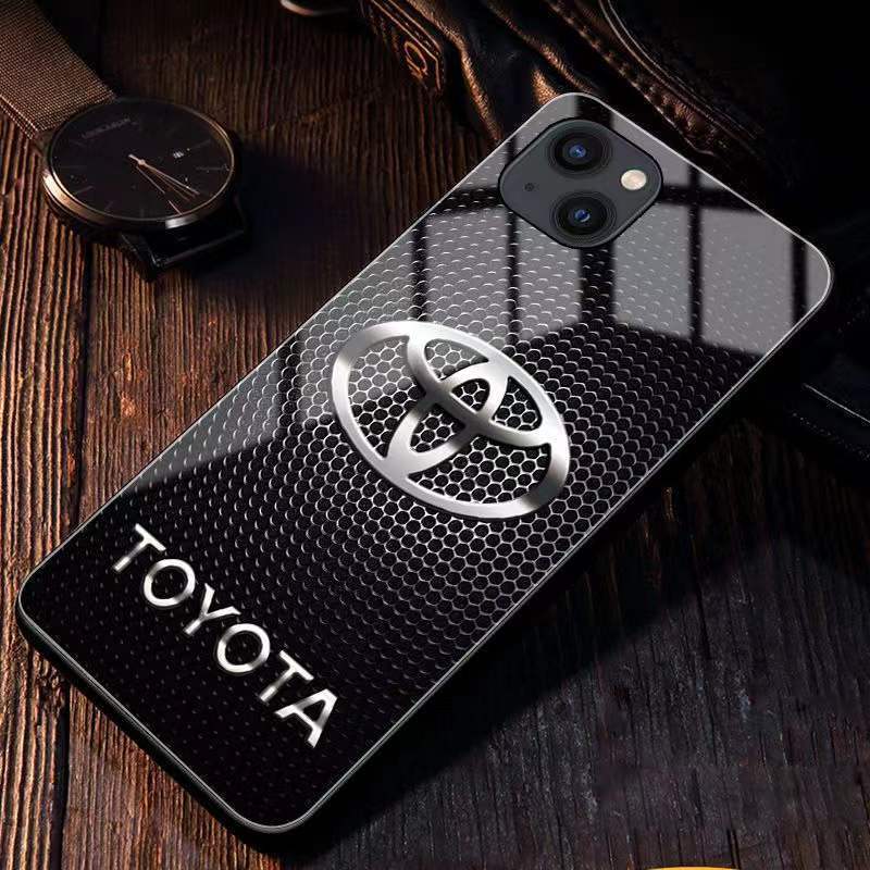 Etui na telefon komórkowy z logo samochodu, model niestandardowy, dowolny model samochodu, model telefonu komórkowego, pełna seria Apple