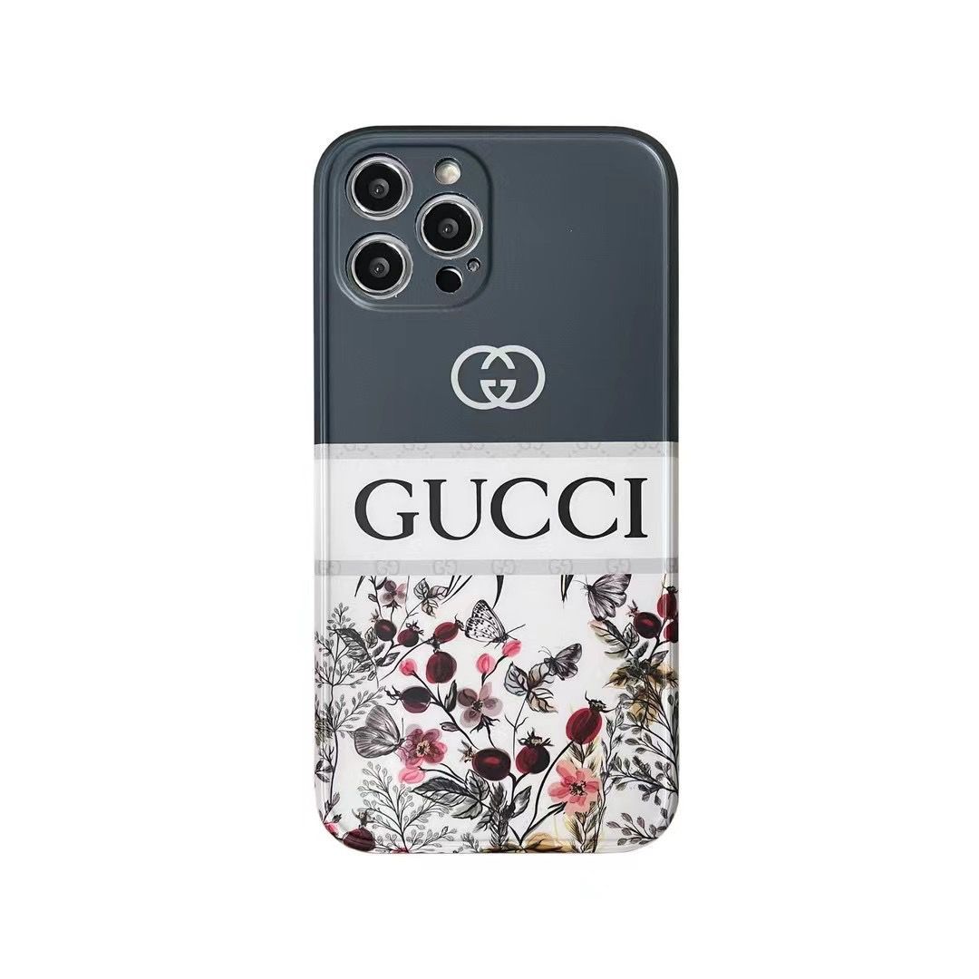 Θήκη τηλεφώνου Apple με ρετρό τυπωμένο σχέδιο GUCCI