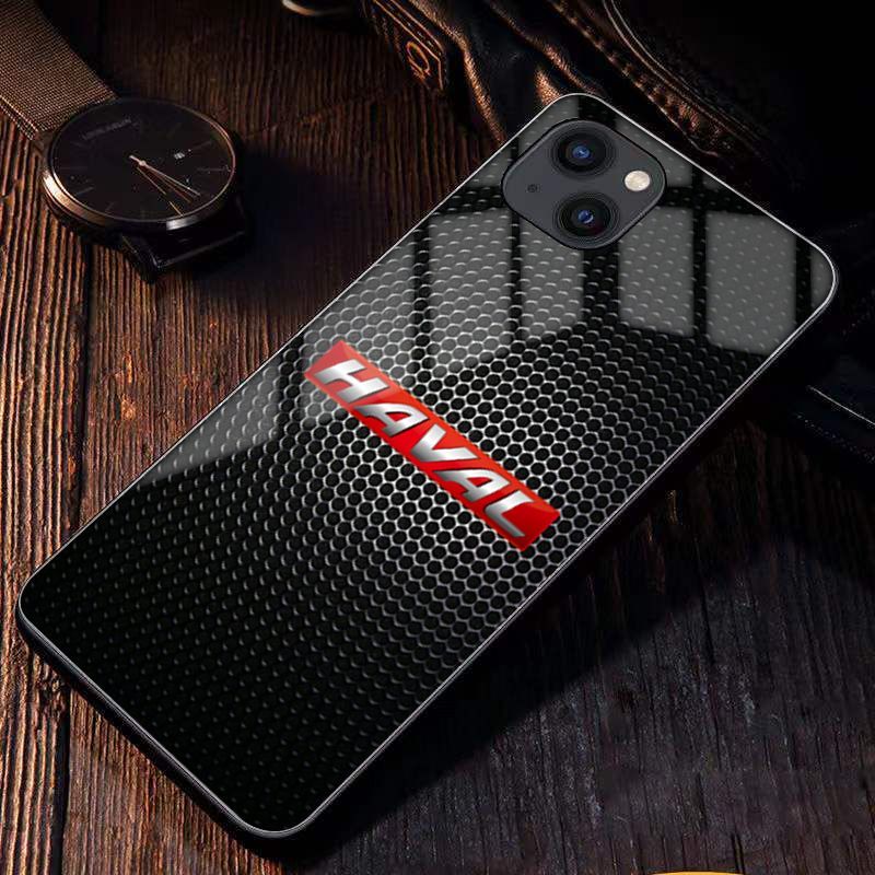 Etui na telefon komórkowy z logo samochodu, model niestandardowy, dowolny model samochodu, model telefonu komórkowego, pełna seria Apple