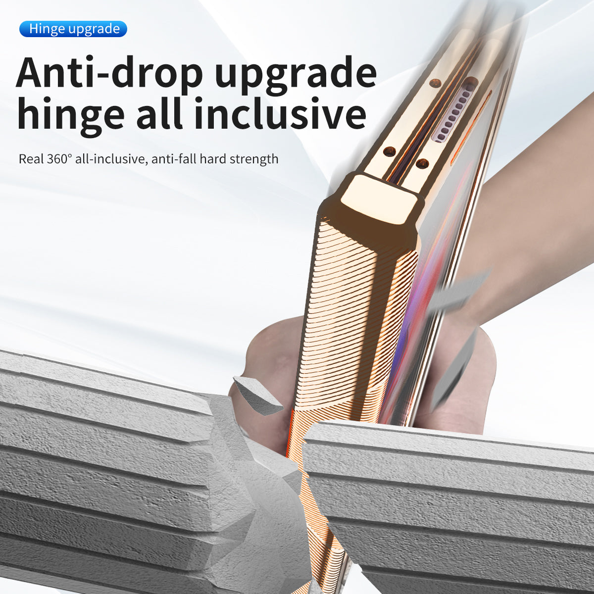 Μαγνητική θήκη μεντεσέ για Galaxy Z Fold5 Fold4 Fold3 με διπλό προστατευτικό μεντεσέ