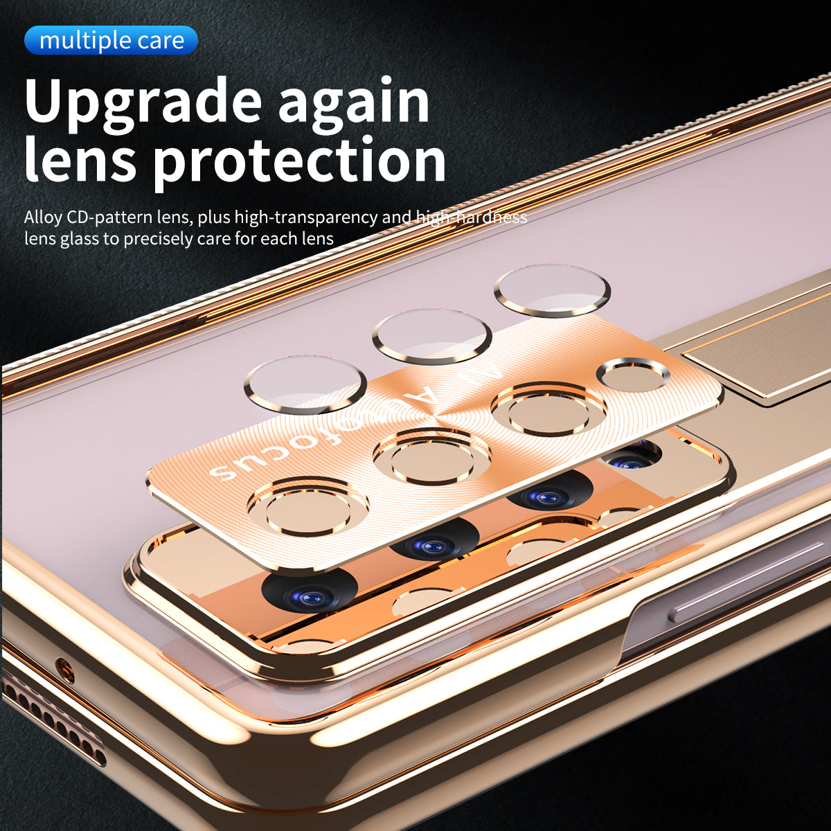 Μαγνητική θήκη μεντεσέ για Galaxy Z Fold5 Fold4 Fold3 με διπλό προστατευτικό μεντεσέ