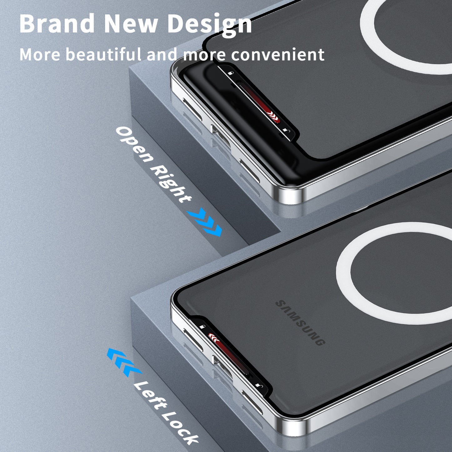 Μαγνητική μεταλλική θήκη Magsafe για Samsung Galaxy S23 S22 S21 Ultra Plus Note20 Ultra