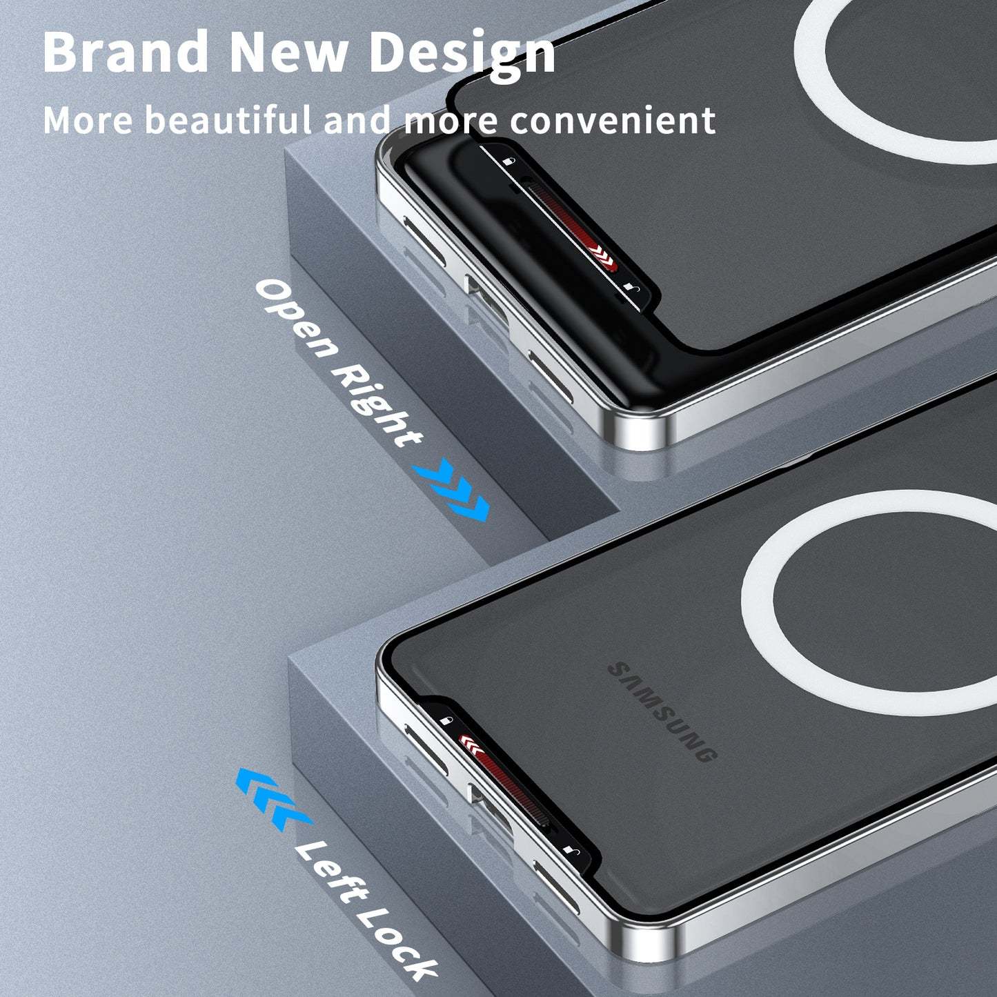 Μαγνητική μεταλλική θήκη Magsafe για Samsung Galaxy S23 S22 S21 Ultra Plus Note20 Ultra