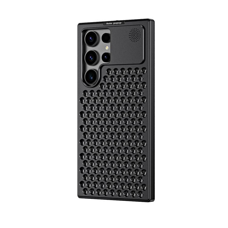 Titanium alloy mobile phone case, aromatherapy cooling case for Apple