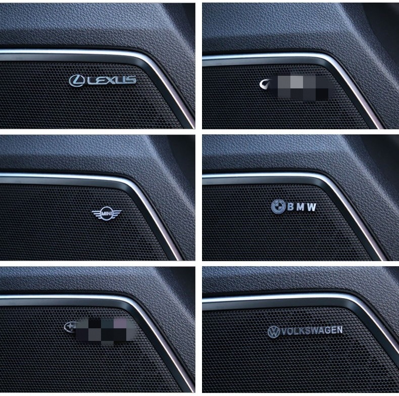 Adesivos de decoração de logotipo de carro criativo 3D 🎉10 peças🎉