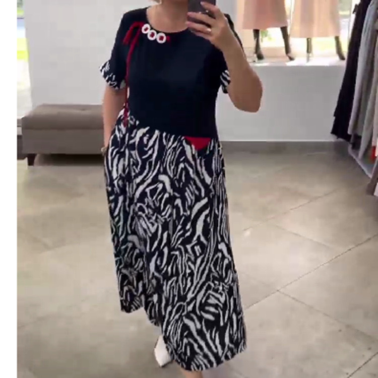 🔥 Rochie casual patchwork pentru femei