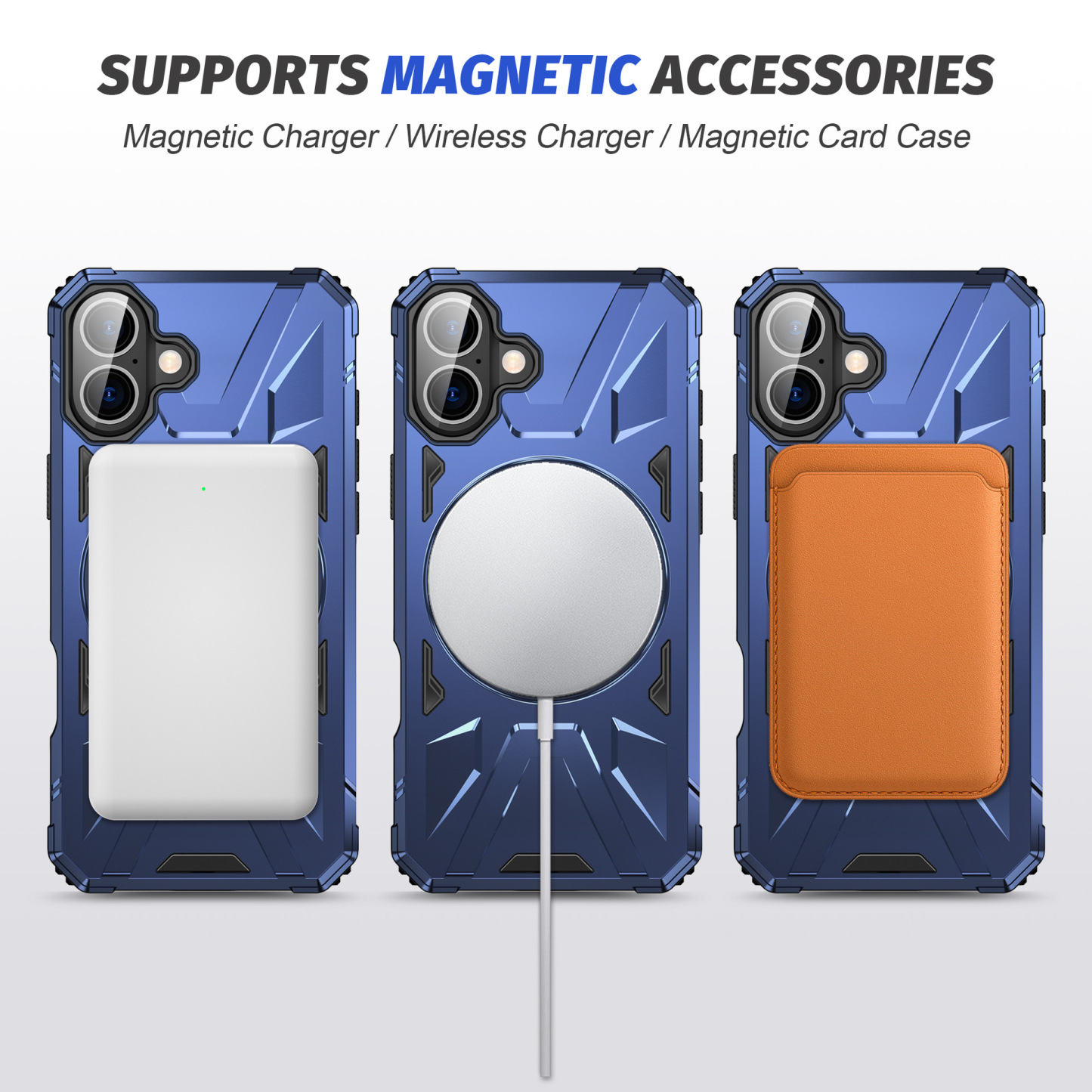 Pasuje do magnetycznego uchwytu pierścieniowego Apple 16 pro max 15 etui ochronnego na telefon komórkowy