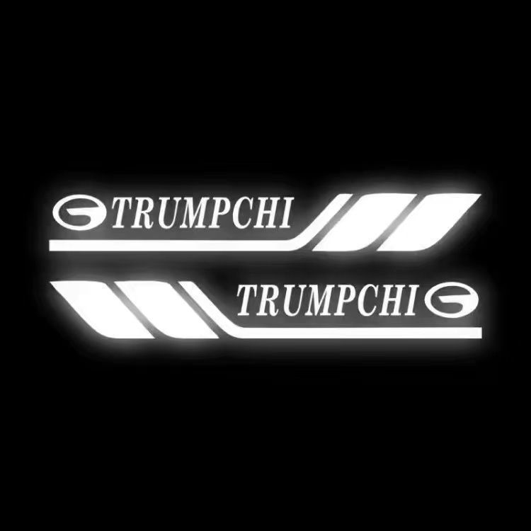 🔥Novo adesivo triangular para janela de carroceria🔥（ 📣Estilos opcionais podem ser personalizados com o logotipo do carro）