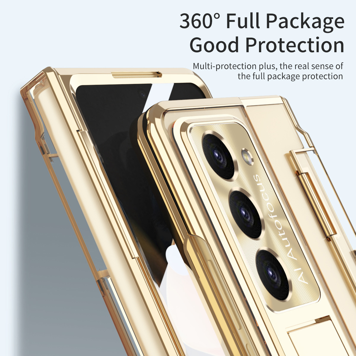 Etui składane 360° Armor Hinge Transparent 2.0 - seria Galaxy Fold