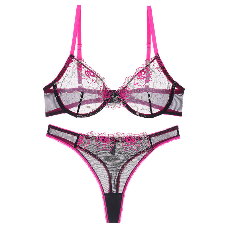 Europejski i amerykański luksusowy cienki seksowny damski koronkowy bi