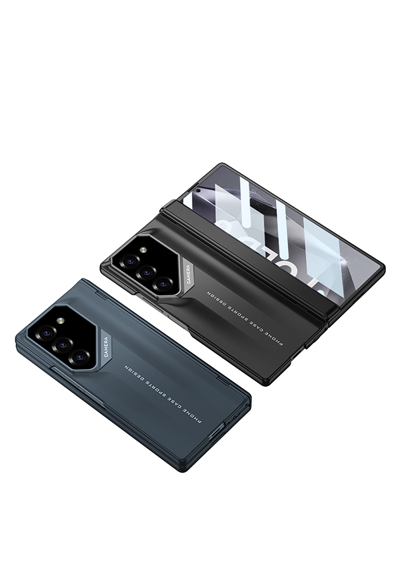 SPORTOWY DESIGN | Magnetyczny zawias odporny na wstrząsy pokrowiec na telefon z osłoną ekranu do Galaxy Z Fold 6/5/4