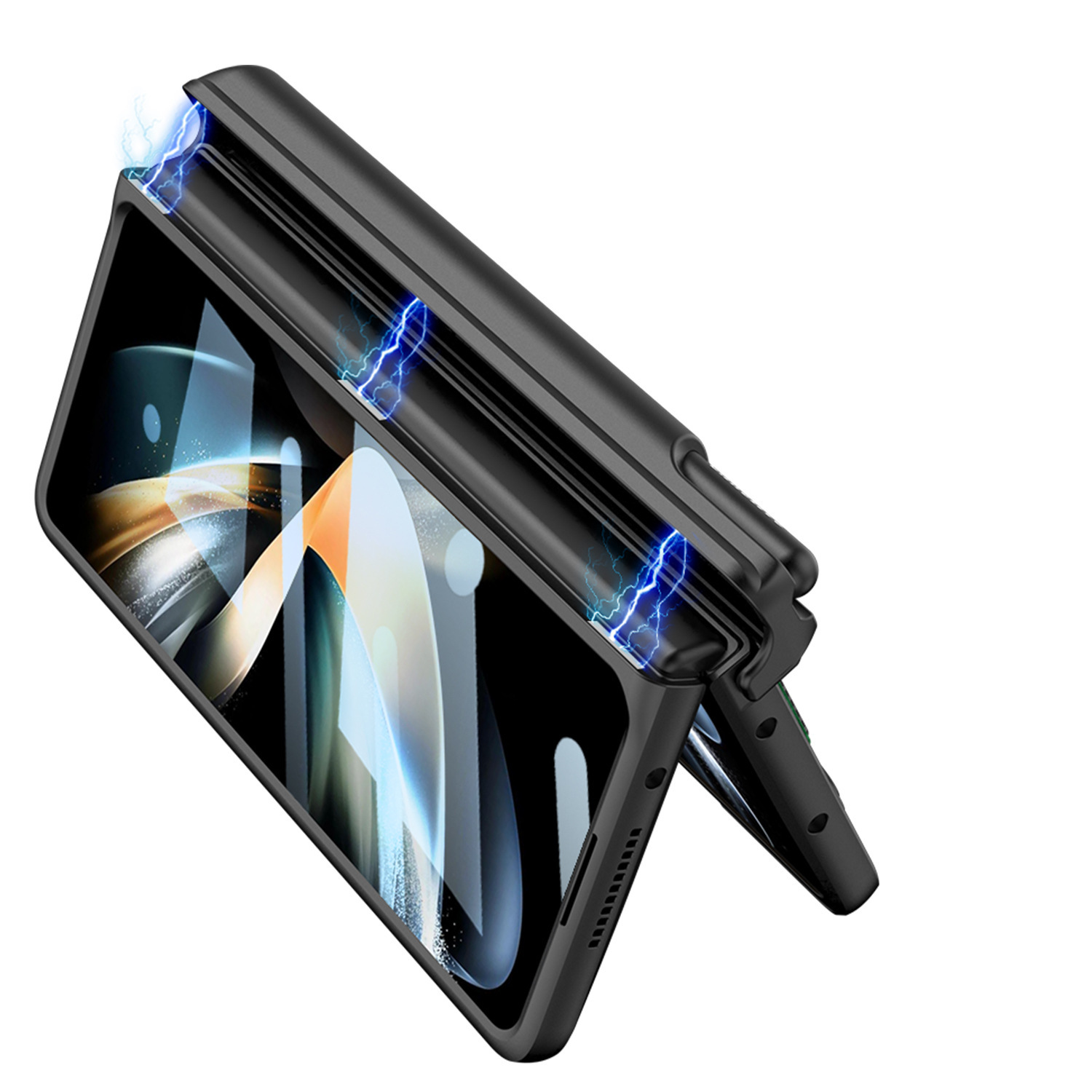 Θήκη υποδοχής για στυλό S με μαγνητικό μεντεσέ για το Samsung Galaxy Z Fold 3/4/5