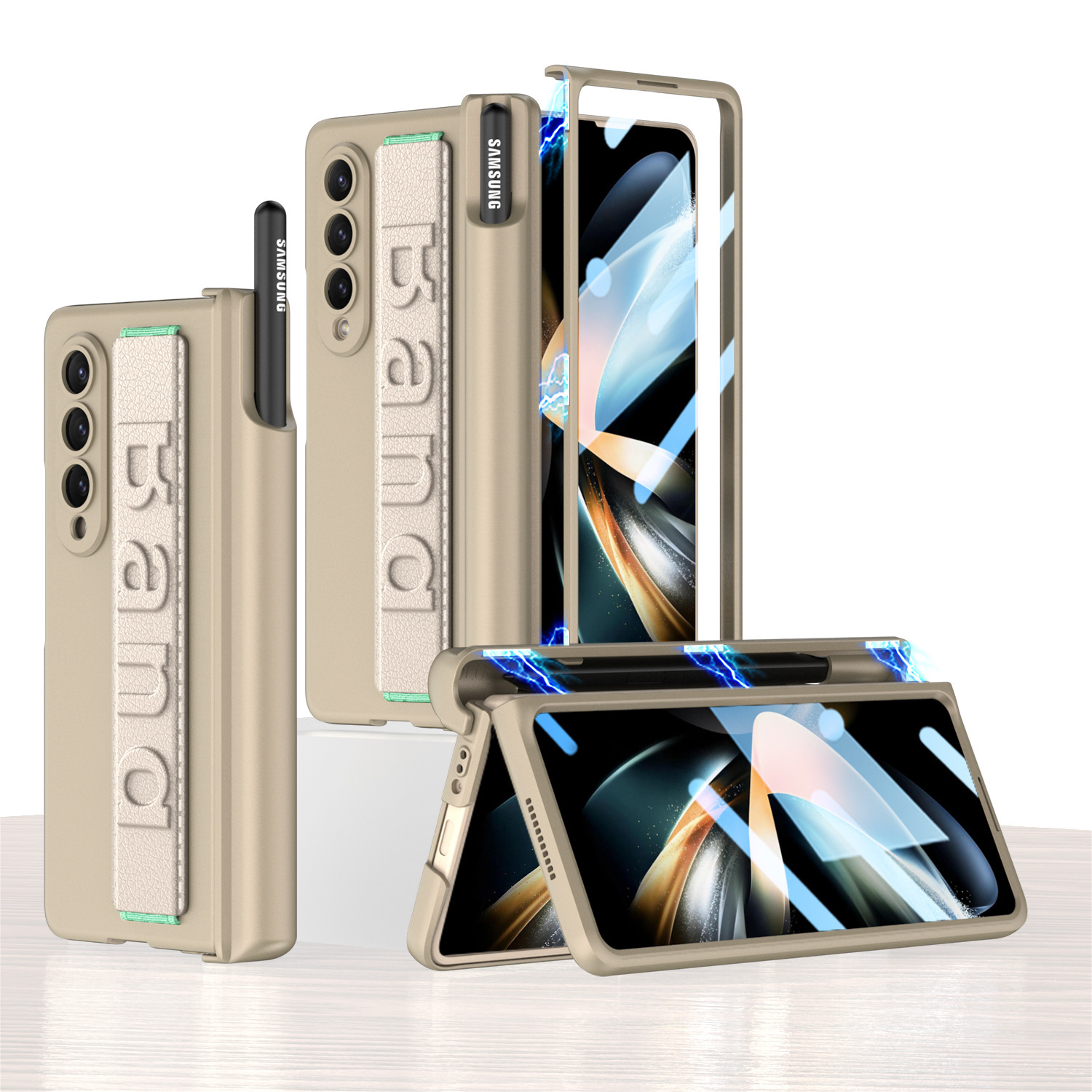 Θήκη υποδοχής για στυλό S με μαγνητικό μεντεσέ για το Samsung Galaxy Z Fold 3/4/5