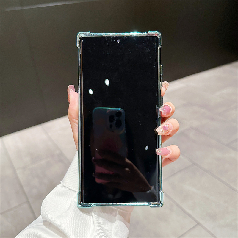 Samsung Galaxy Galwanizowane Czterokątne Obrotowe Etui na Telefon z Żyroskopem Anty-upadkowym Z Magnetycznym Uchwytem