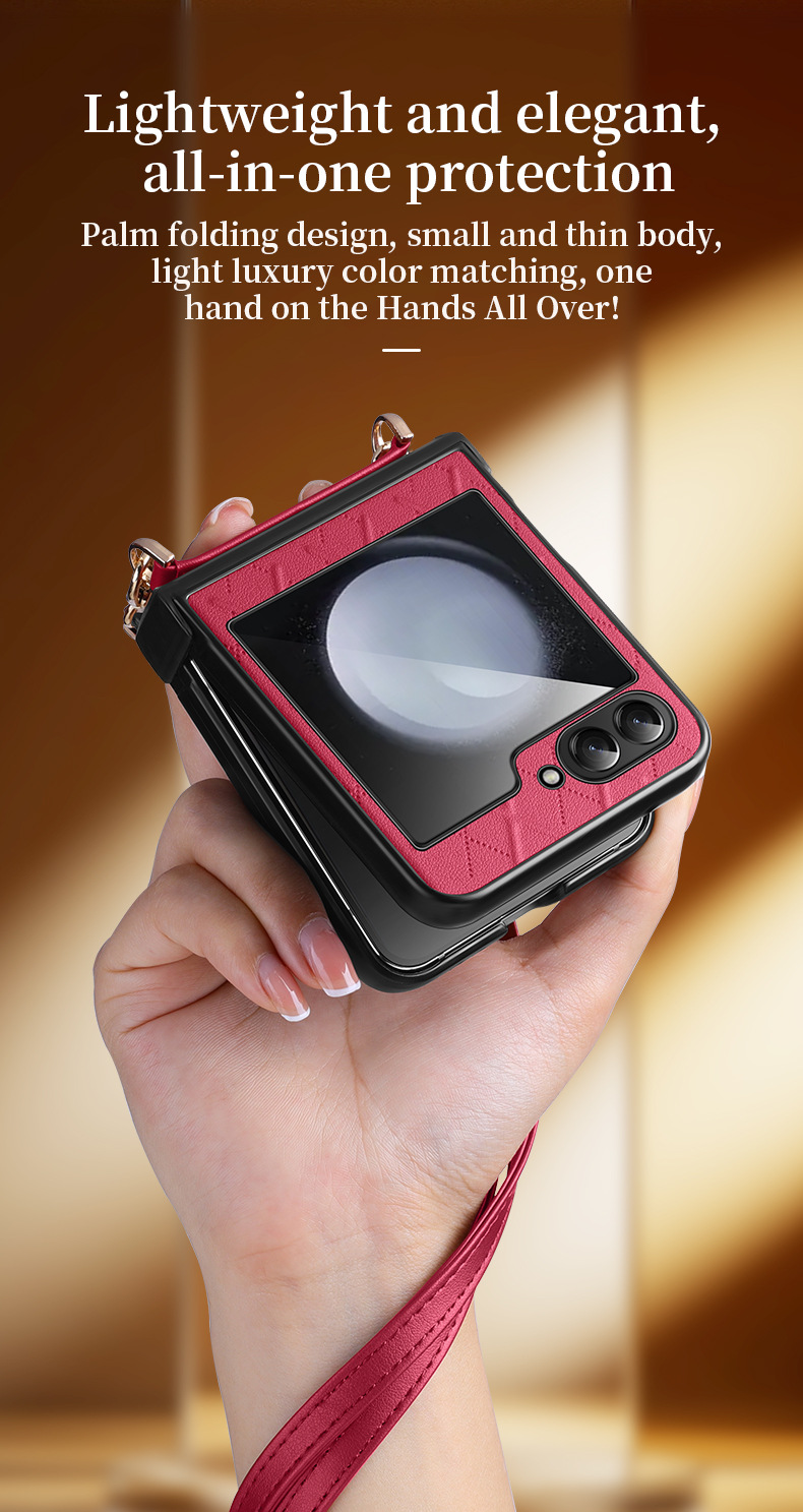 Pasuje do etui na telefon komórkowy typu crossbody Samsung Z flip5/4/3