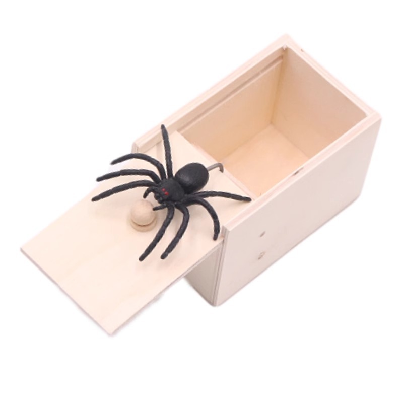 Szuper vicces, őrült tréfa ajándékdoboz pók 🎁Különleges ajándékok barátoknak/családnak!