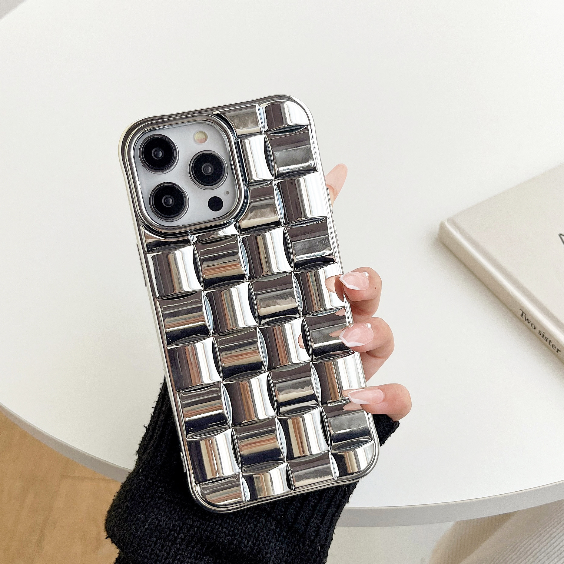 Κατάλληλο για iPhone15 14 13 12 series πολυτελής επιμεταλλωμένη χρυσή