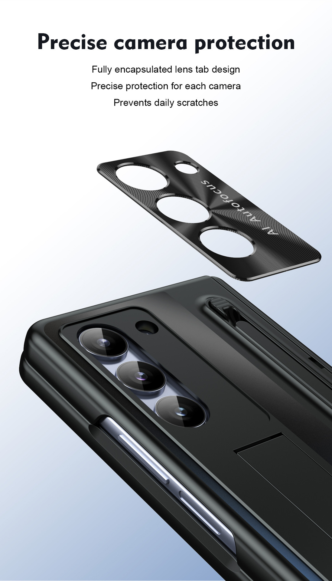 Nadaje się do etui na telefon komórkowy Samsung zfold6 FOLD5 składana oficjalna folia na pióro wielofunkcyjne etui ochronne zapobiegające upadkowi
