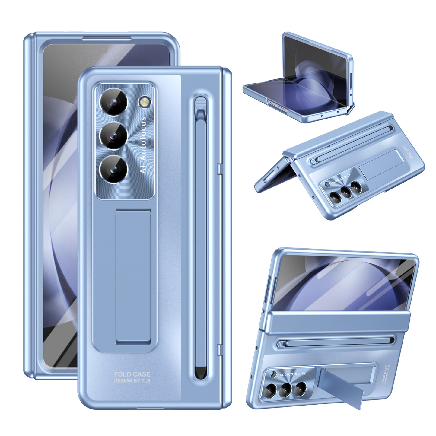 Nadaje się do etui na telefon komórkowy Samsung zfold6 FOLD5 składana oficjalna folia na pióro wielofunkcyjne etui ochronne zapobiegające upadkowi