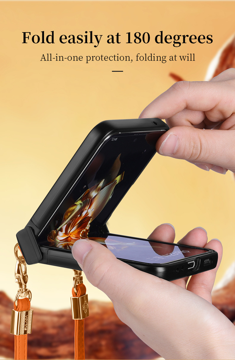 Pasuje do etui na telefon komórkowy typu crossbody Samsung Z flip5/4/3