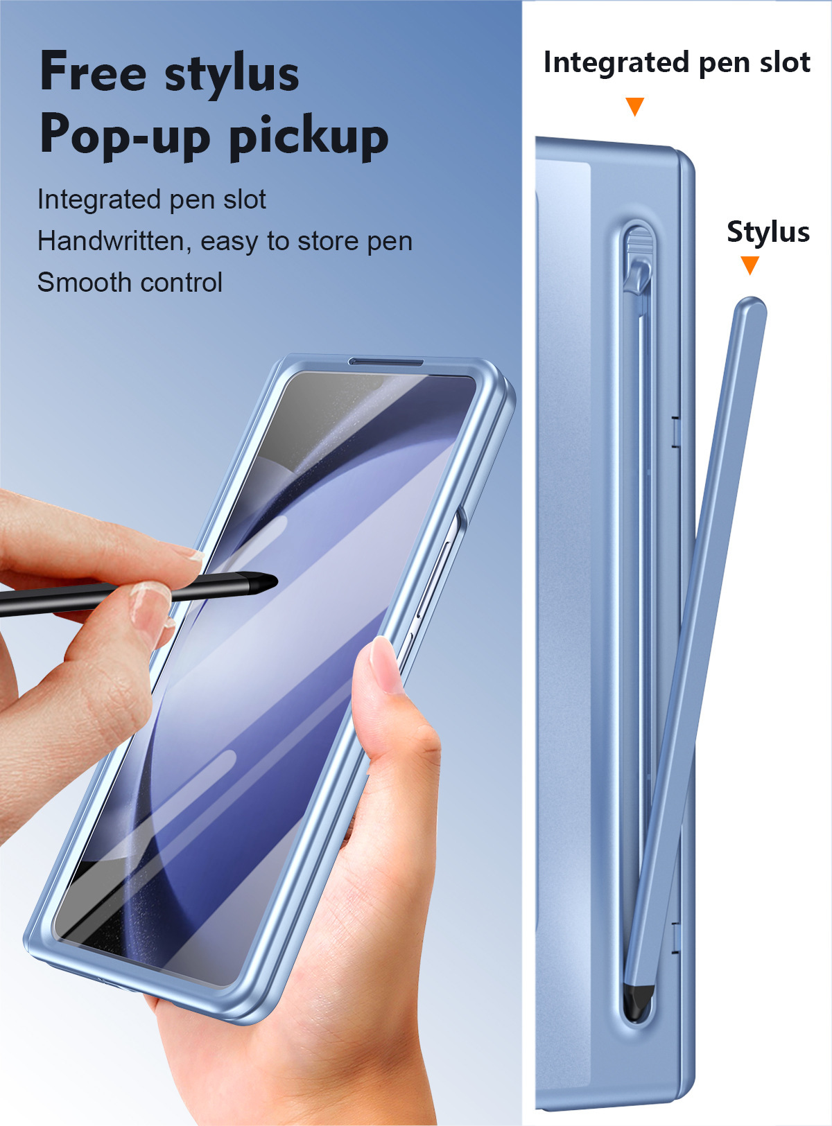 Nadaje się do etui na telefon komórkowy Samsung zfold6 FOLD5 składana oficjalna folia na pióro wielofunkcyjne etui ochronne zapobiegające upadkowi
