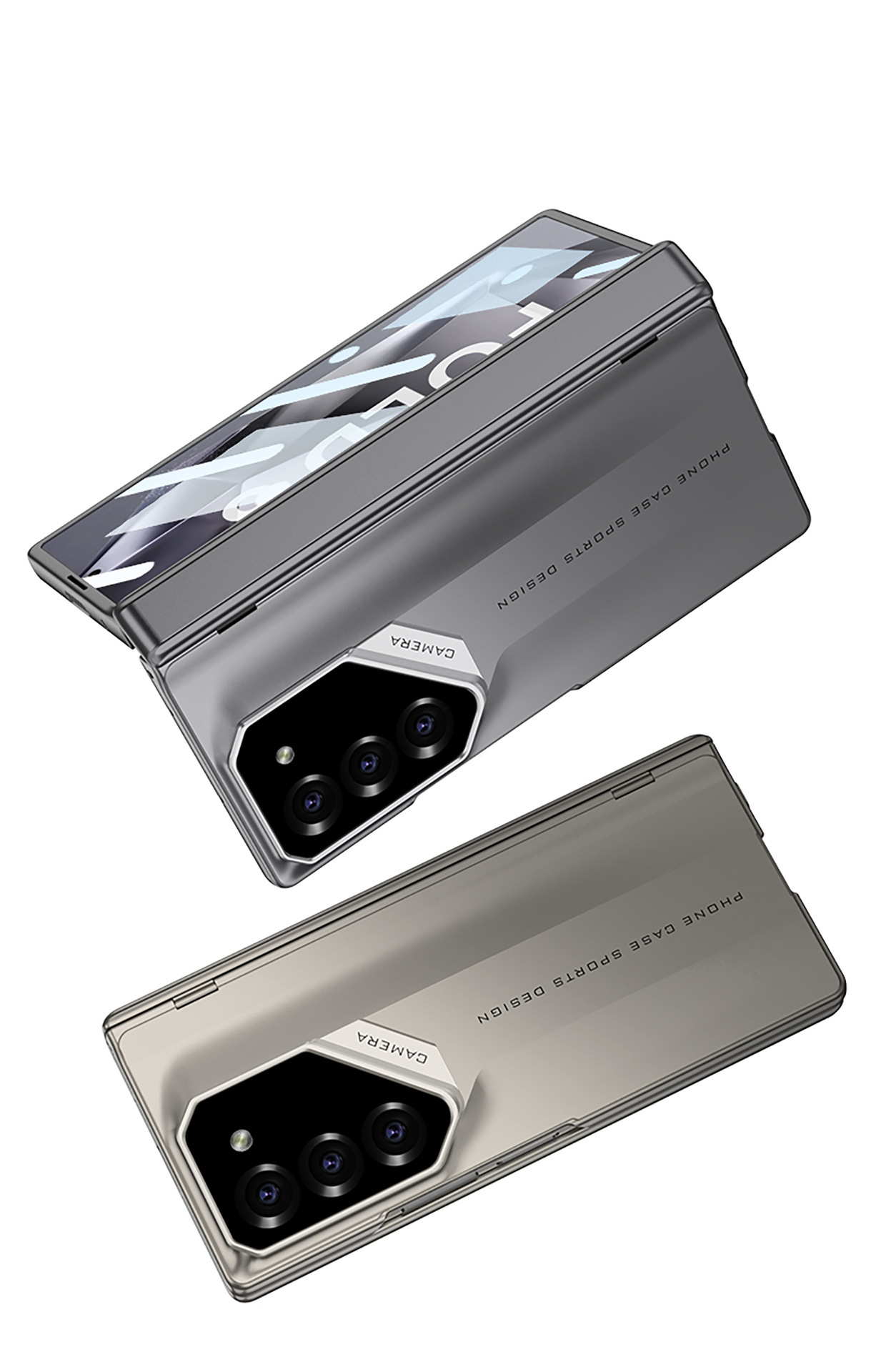 SPORTOWY DESIGN | Magnetyczny zawias odporny na wstrząsy pokrowiec na telefon z osłoną ekranu do Galaxy Z Fold 6/5/4