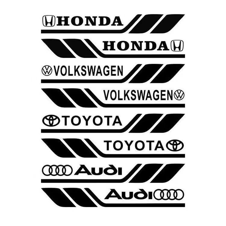 🔥Novo adesivo triangular para janela de carroceria🔥（ 📣Estilos opcionais podem ser personalizados com o logotipo do carro）