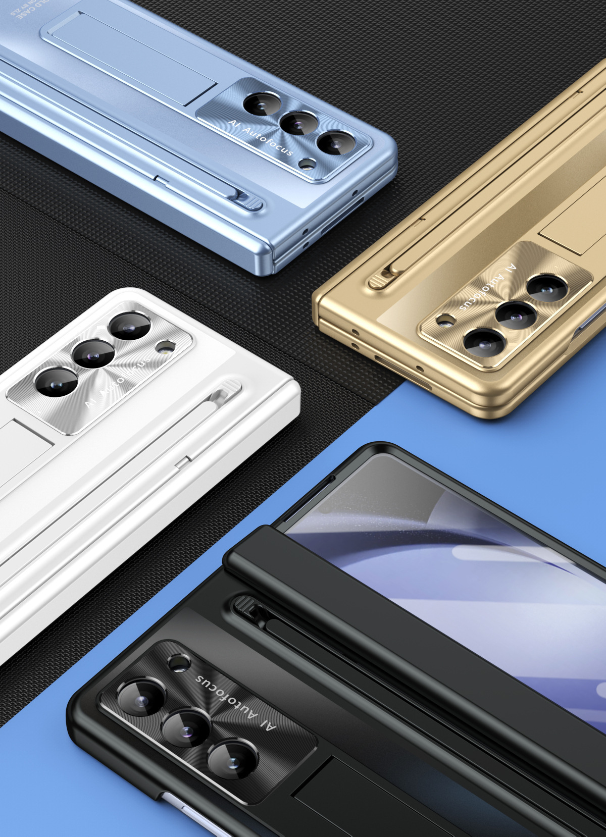 Nadaje się do etui na telefon komórkowy Samsung zfold6 FOLD5 składana oficjalna folia na pióro wielofunkcyjne etui ochronne zapobiegające upadkowi