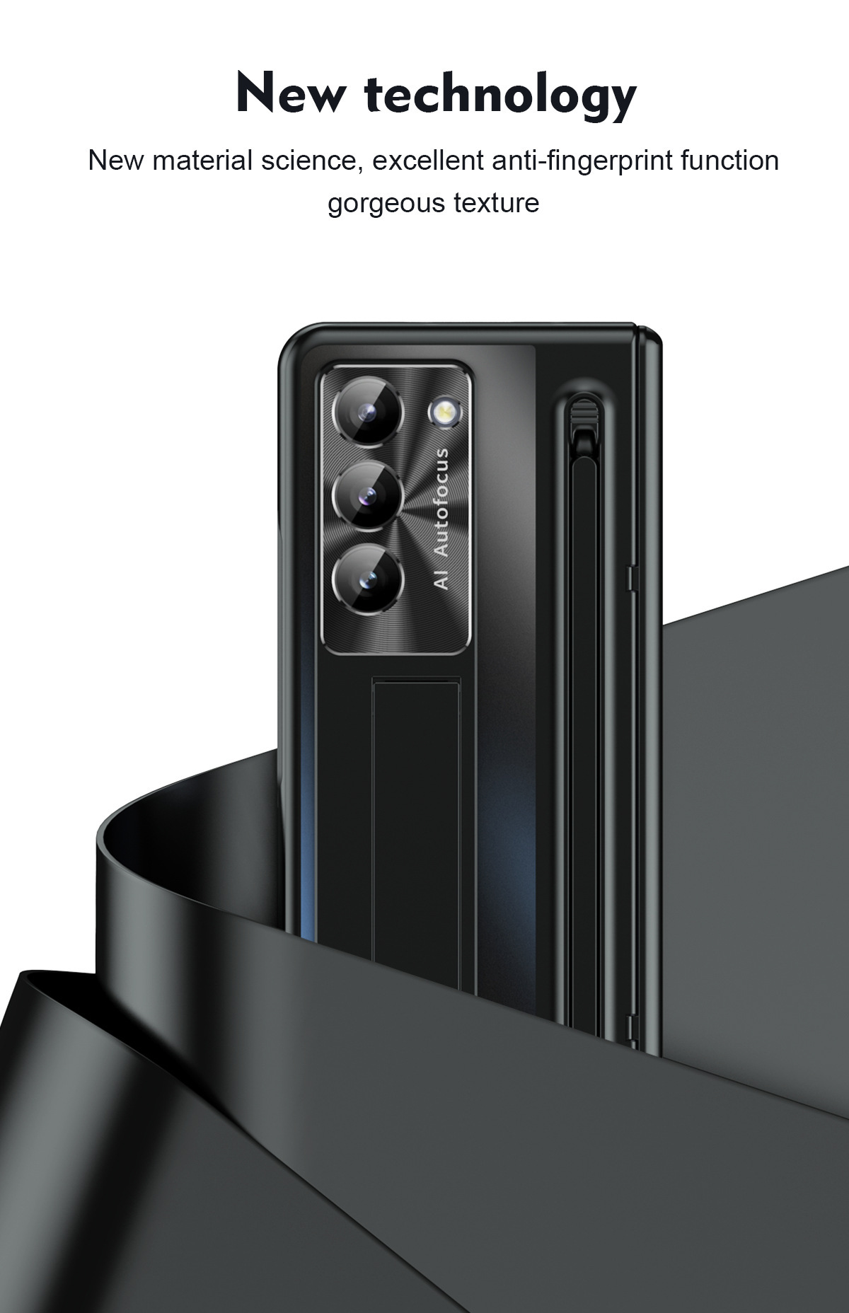 Nadaje się do etui na telefon komórkowy Samsung zfold6 FOLD5 składana oficjalna folia na pióro wielofunkcyjne etui ochronne zapobiegające upadkowi