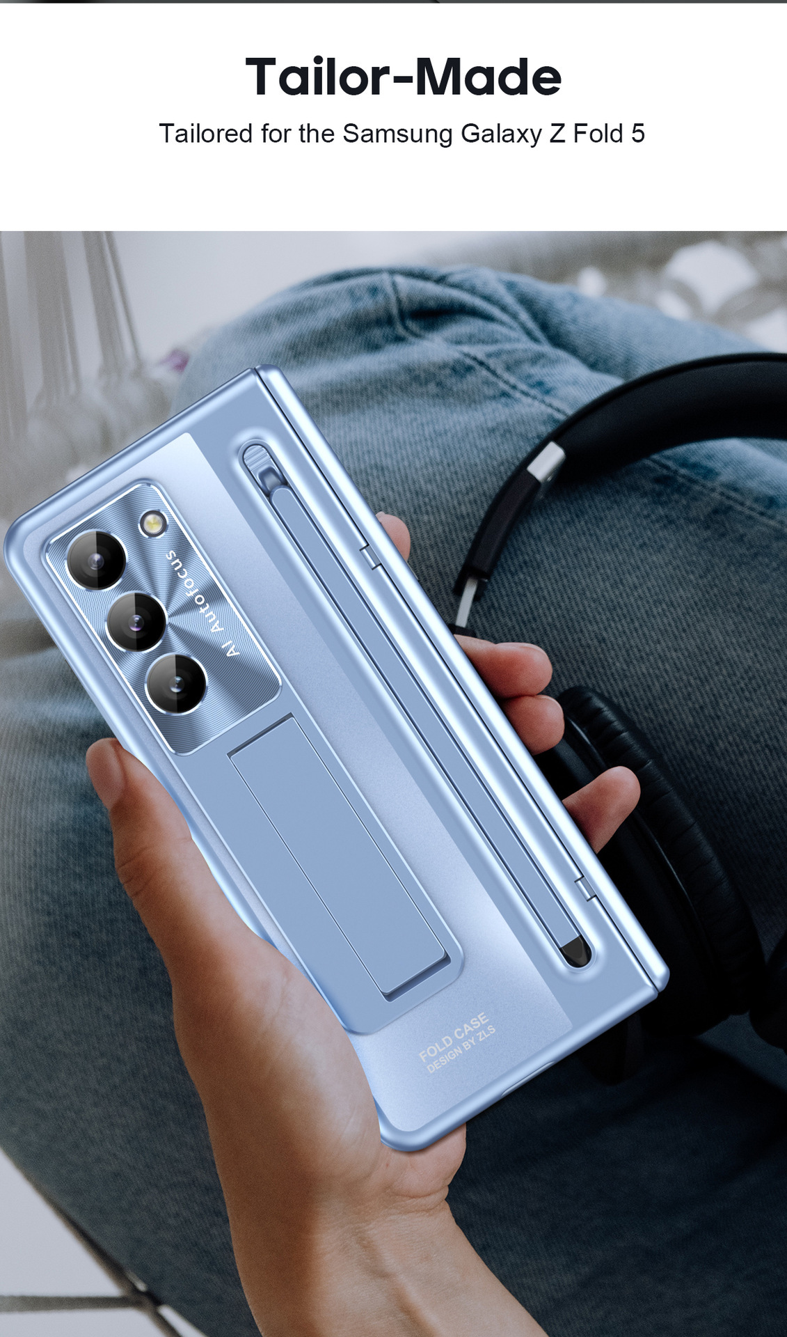 Nadaje się do etui na telefon komórkowy Samsung zfold6 FOLD5 składana oficjalna folia na pióro wielofunkcyjne etui ochronne zapobiegające upadkowi