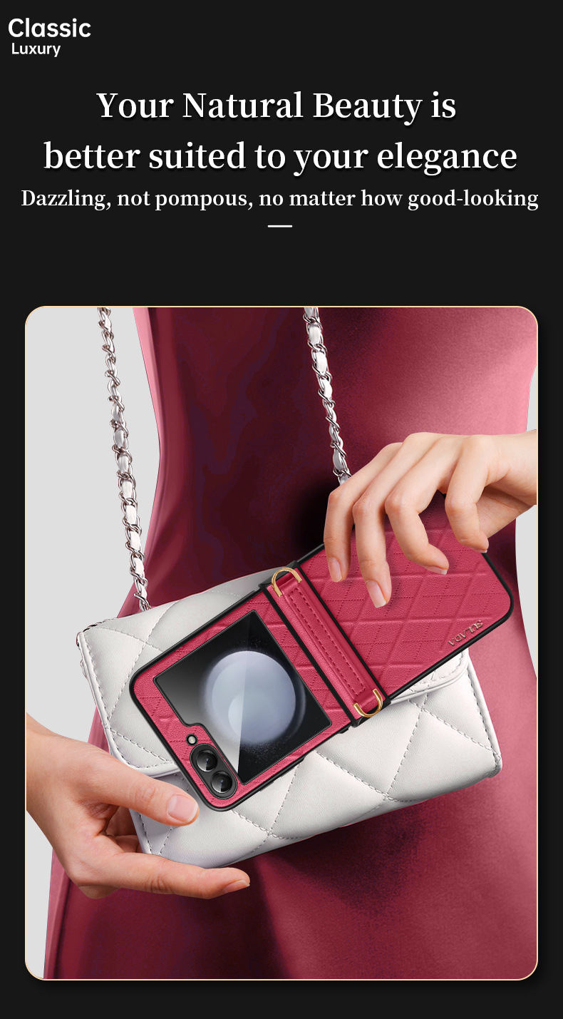 Pasuje do etui na telefon komórkowy typu crossbody Samsung Z flip5/4/3