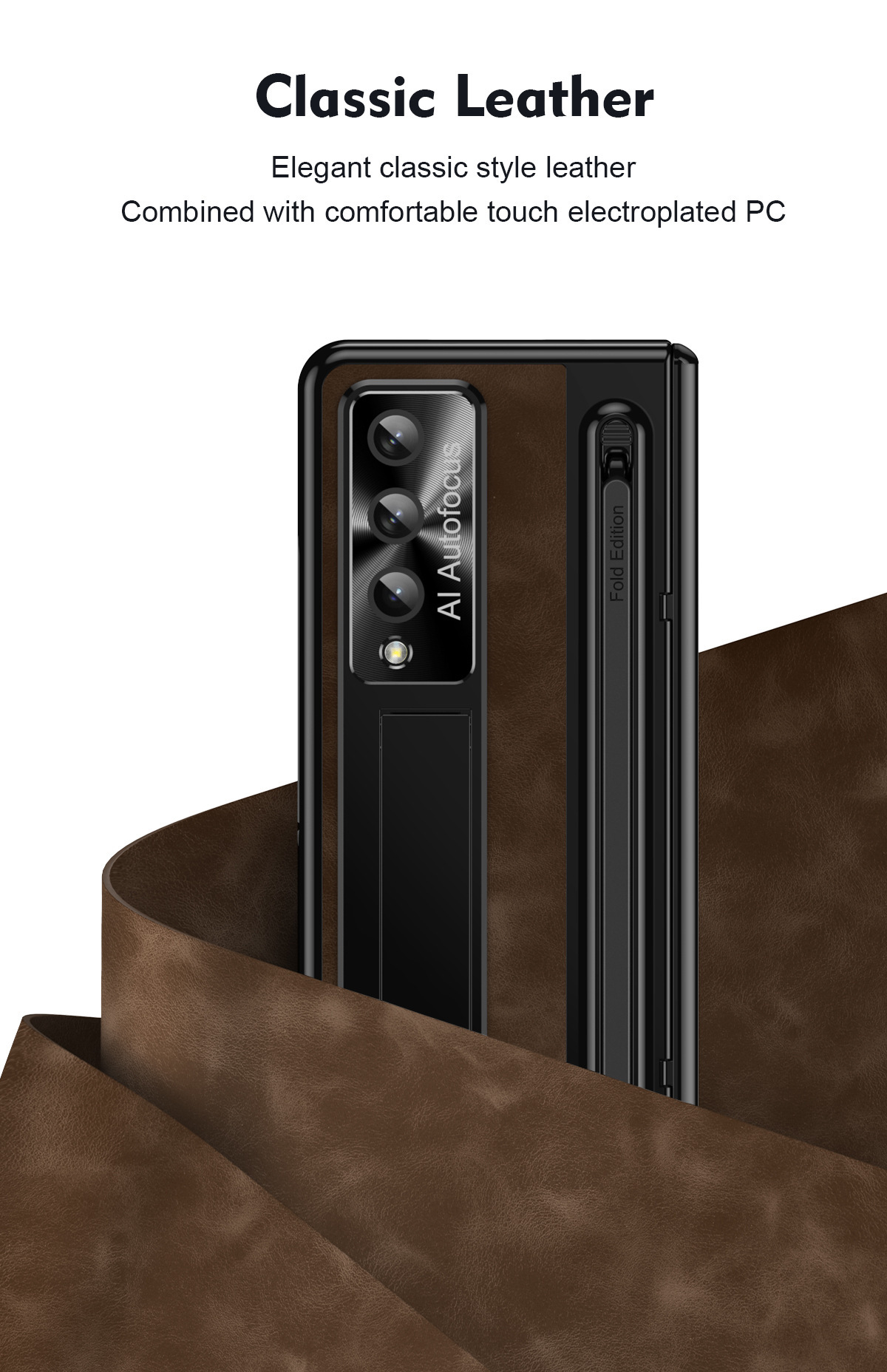 Nadaje się do etui na telefon komórkowy Samsung Zfold FOLD4 składana oficjalna folia na pióro wielofunkcyjne etui ochronne zapobiegające upadkowi