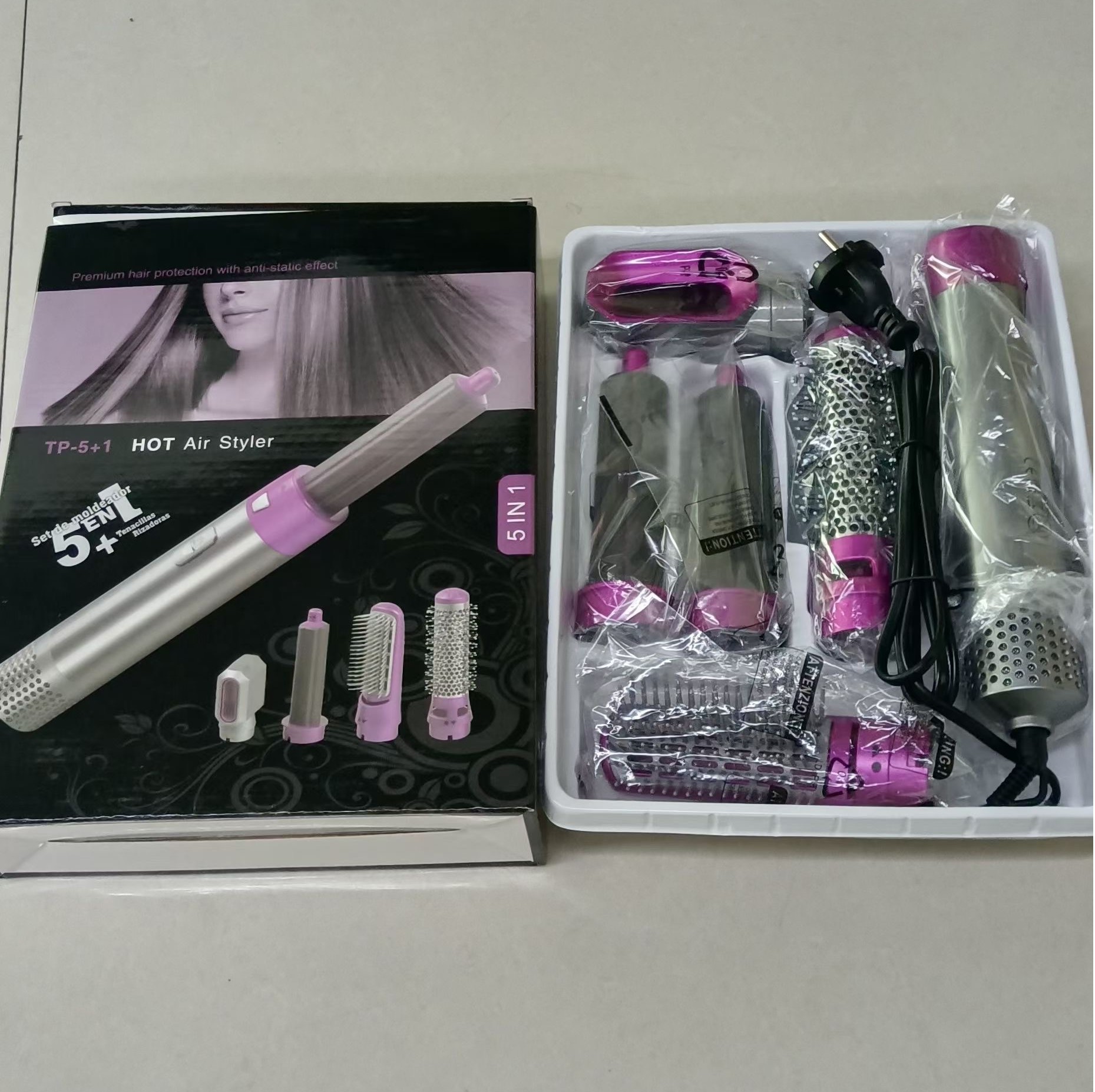 🎉 Ολοκληρωμένο Hair Styler 5 σε 1