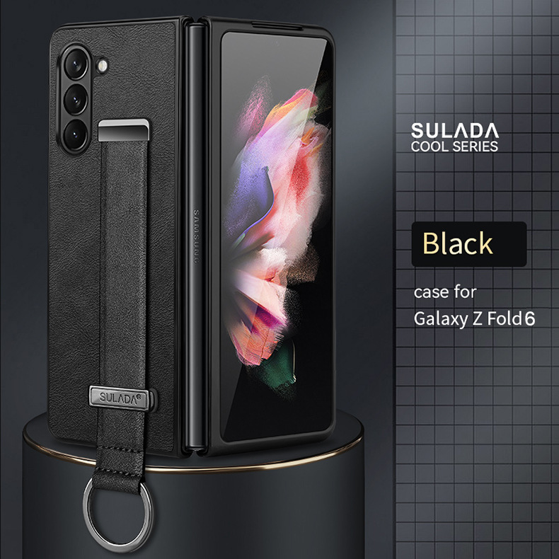 Etui na telefon komórkowy Samsung Zfold6 Sulada biznesowe etui z klapk