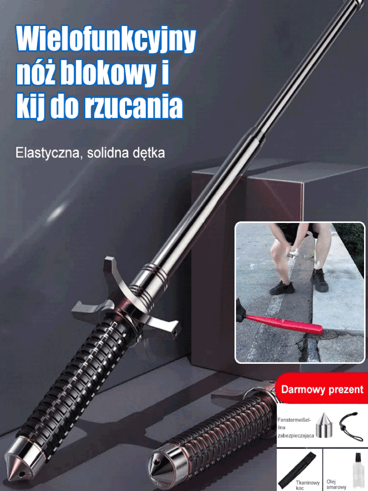 Wielofunkcyjny kij teleskopowy - wspinaczka na zewnątrz
