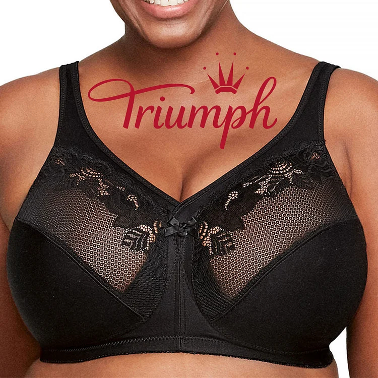 Triumph® – 3 Temps💖50% zniżki✨2024 Nowy gruby plastikowy biustonosz【65A-120H】